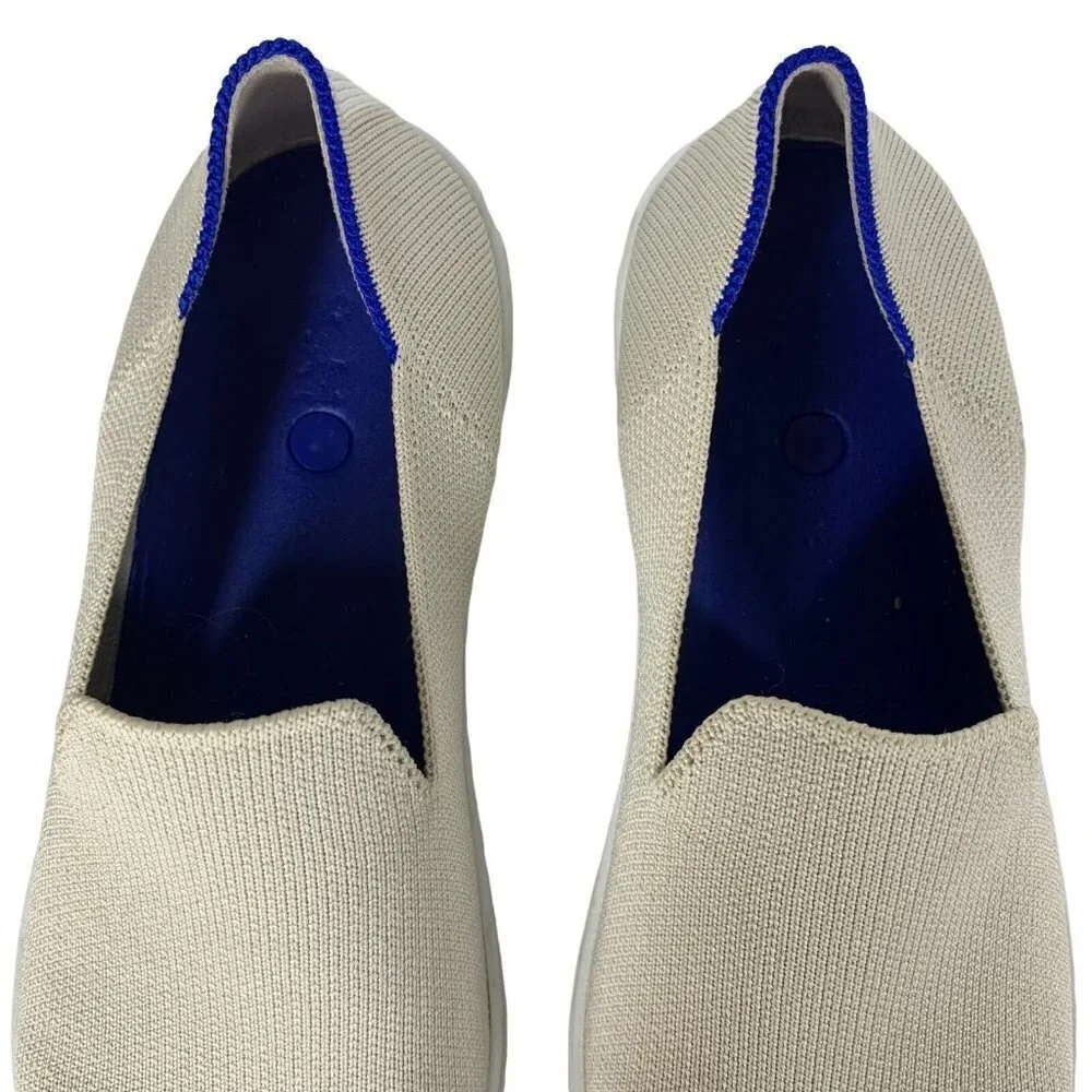 Rothy's THE SNEAKER in Sand Classic Slip-On Sneakers Size 7.5